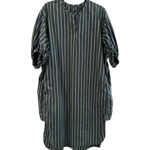 JNBY Striped lagenlook shirt-dress large-Xl